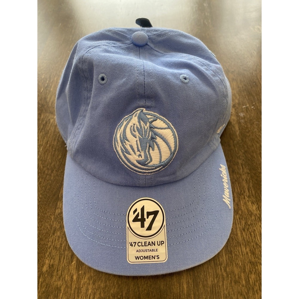 Women's '47 Dallas Mavericks Luminance Clean Up Adjustable Hat Blue NBA